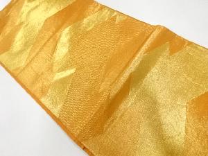 アンティーク　川島織物製　本金松皮菱模様織出し袋帯（材料）
